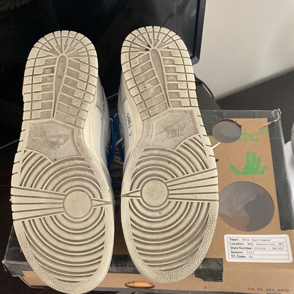 Nike Dunk Off White Low Lot 10 size 9.5 - Picture 2 of 3